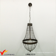 Cage Vintage Retro Indoor Metal Pendant Lighting